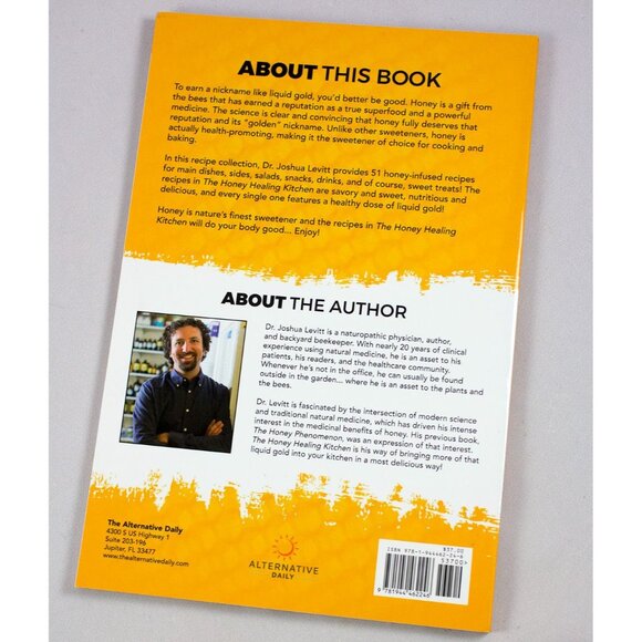 The Honey Healing Kitchen: 51 Honey-Infused Recipes By Dr. Joshua Levitt 2020 PB - Picture 2 of 7